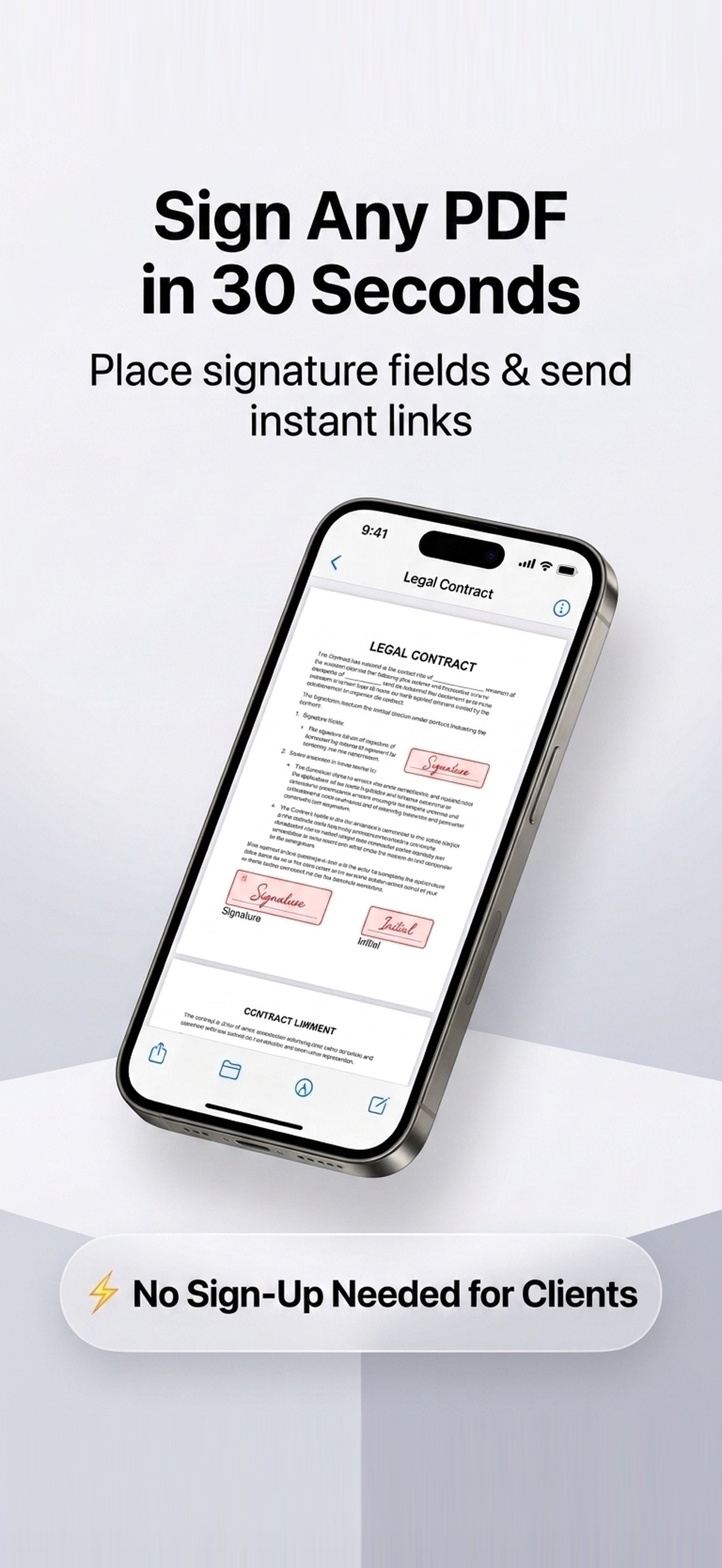 Screenshot 1 of Inkstone: Sign PDF & Docs