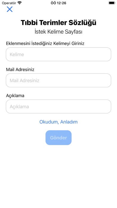 Tıbbi Terimler Sözlüğü Screenshot