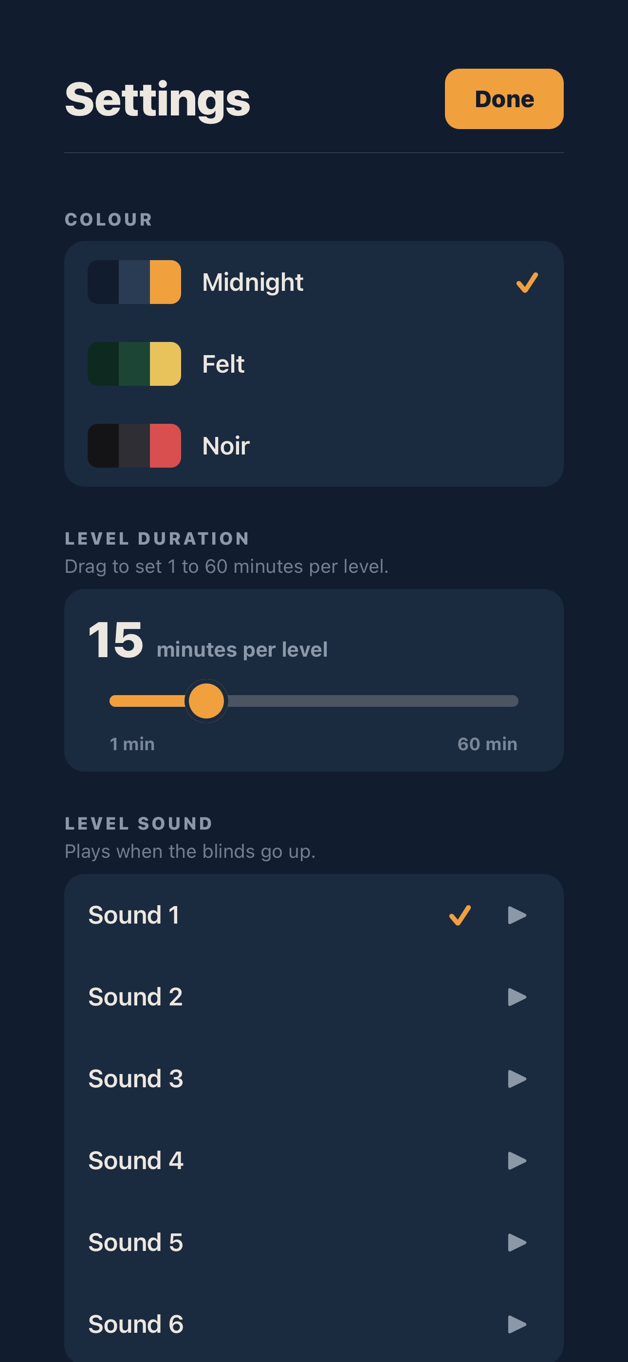 Screenshot 2 of Poker Timer: Tournament Clock