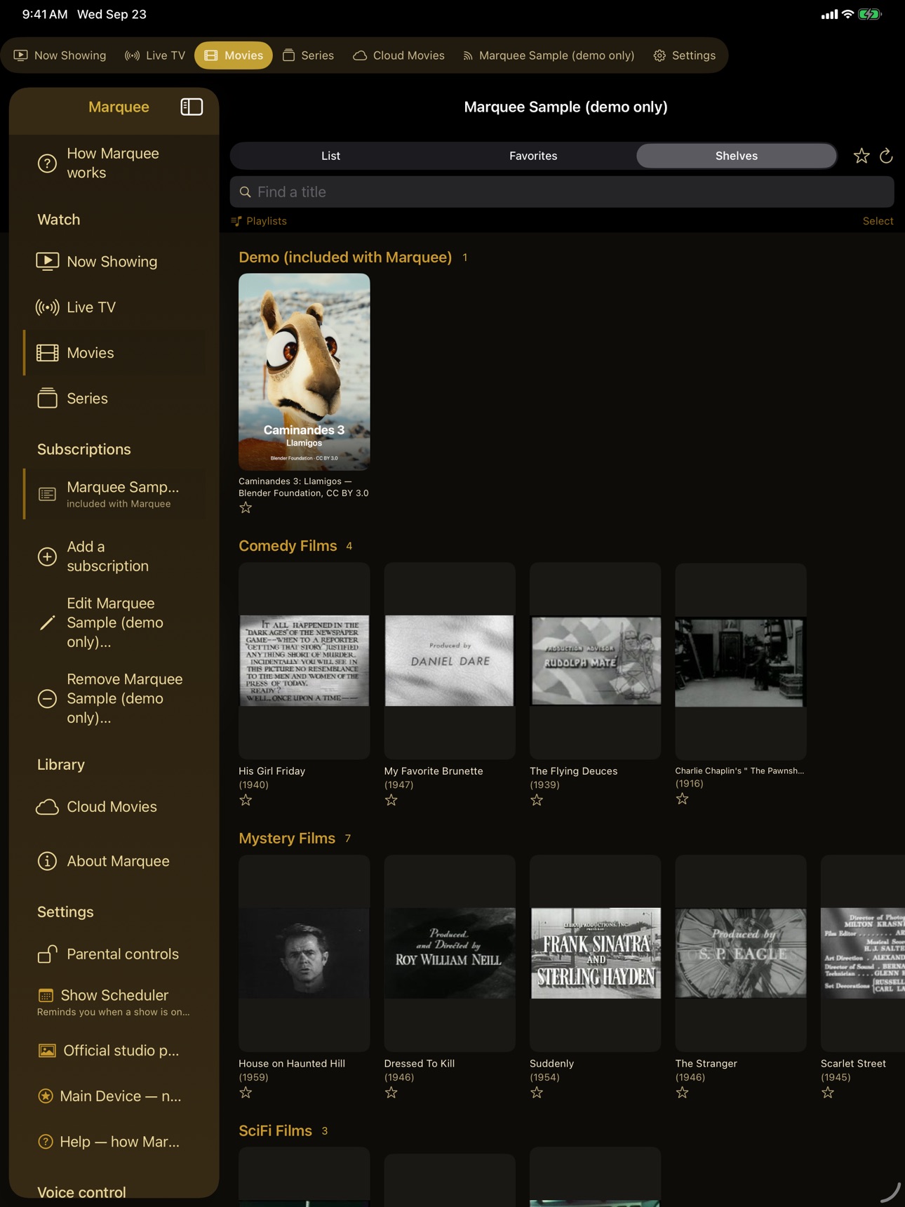 Screenshot 7 of Rinnovare Marquee Player