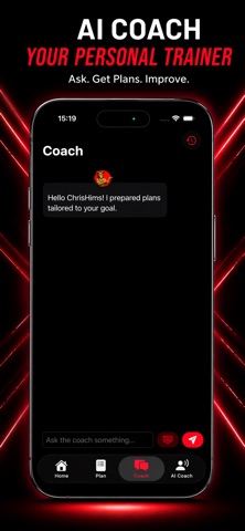 My Ai Coach - Fitness iPhone screenshot