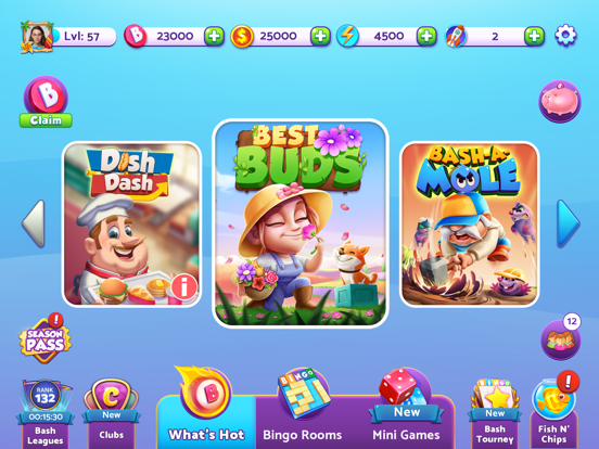 Bingo Bash HD Live Bingo Games iPad app afbeelding 7