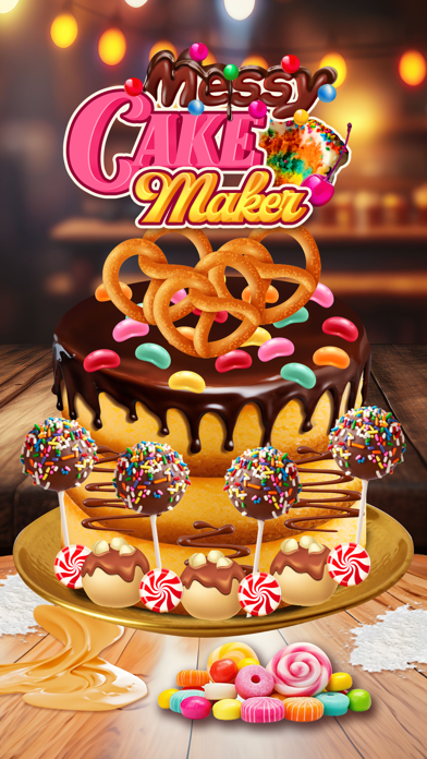 Messy Cake Maker Baking Games Screenshot