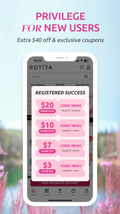 Rotita - Online Shopping Screenshot