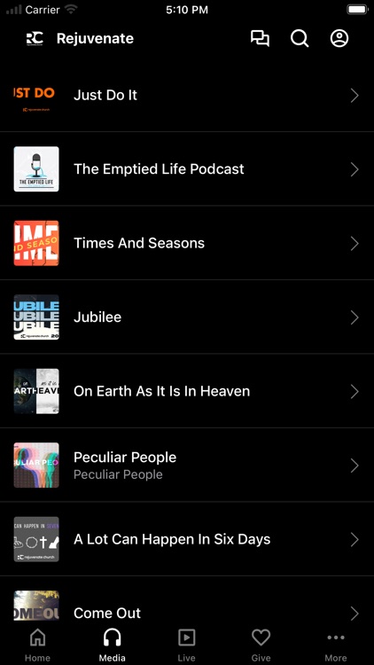 Rejuvenate Church App