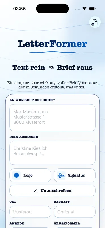 LetterFormer screenshot 1 of 5