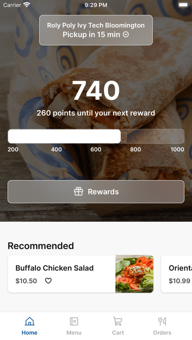 Roly Poly To Go iPhone screenshot 1 - Food & Drink app