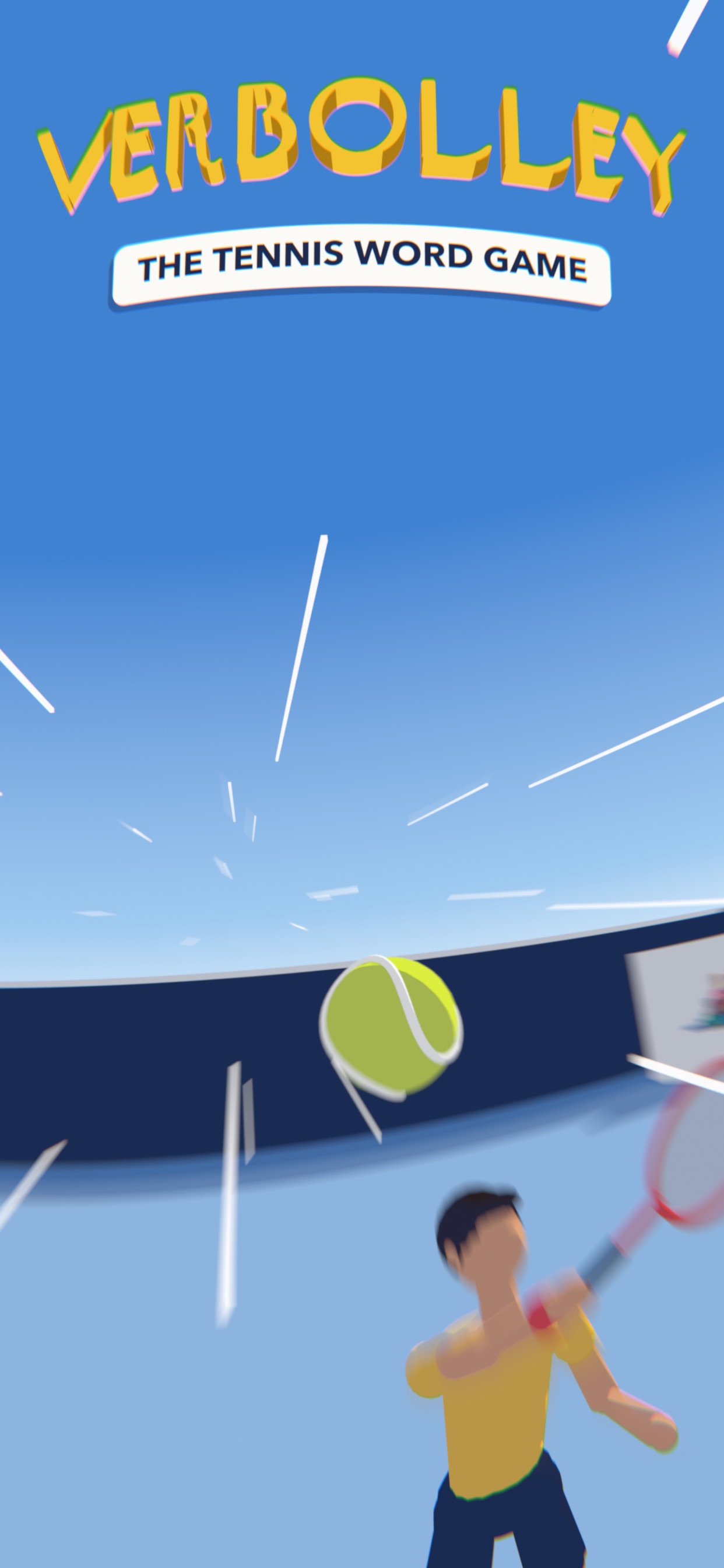 Screenshot 1 of Verbolley: Word Tennis