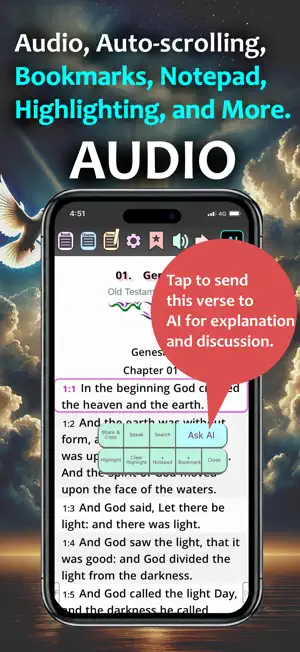 Bible AI: KJV with Apocrypha screenshot 2