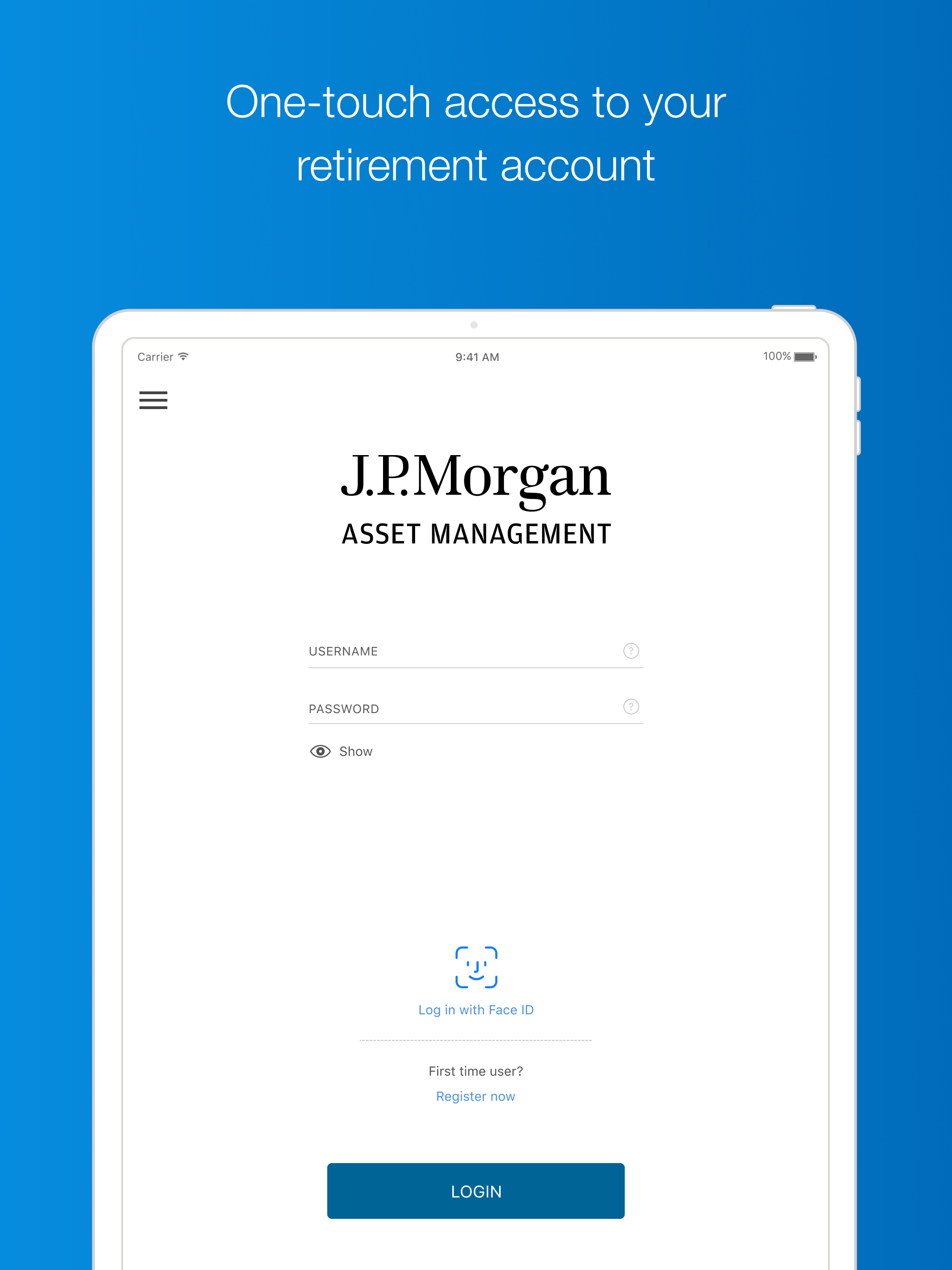 J.P. Morgan Retirement Link screenshot 6