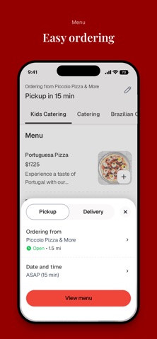 Piccolo Pizza & More iPhone screenshot