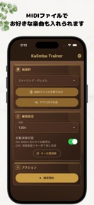 Kalimba Trainer screenshot