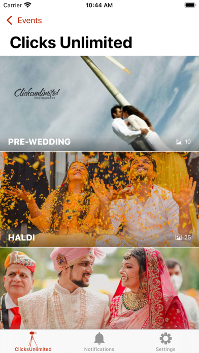 ClicksUnlimited Photography Screenshot