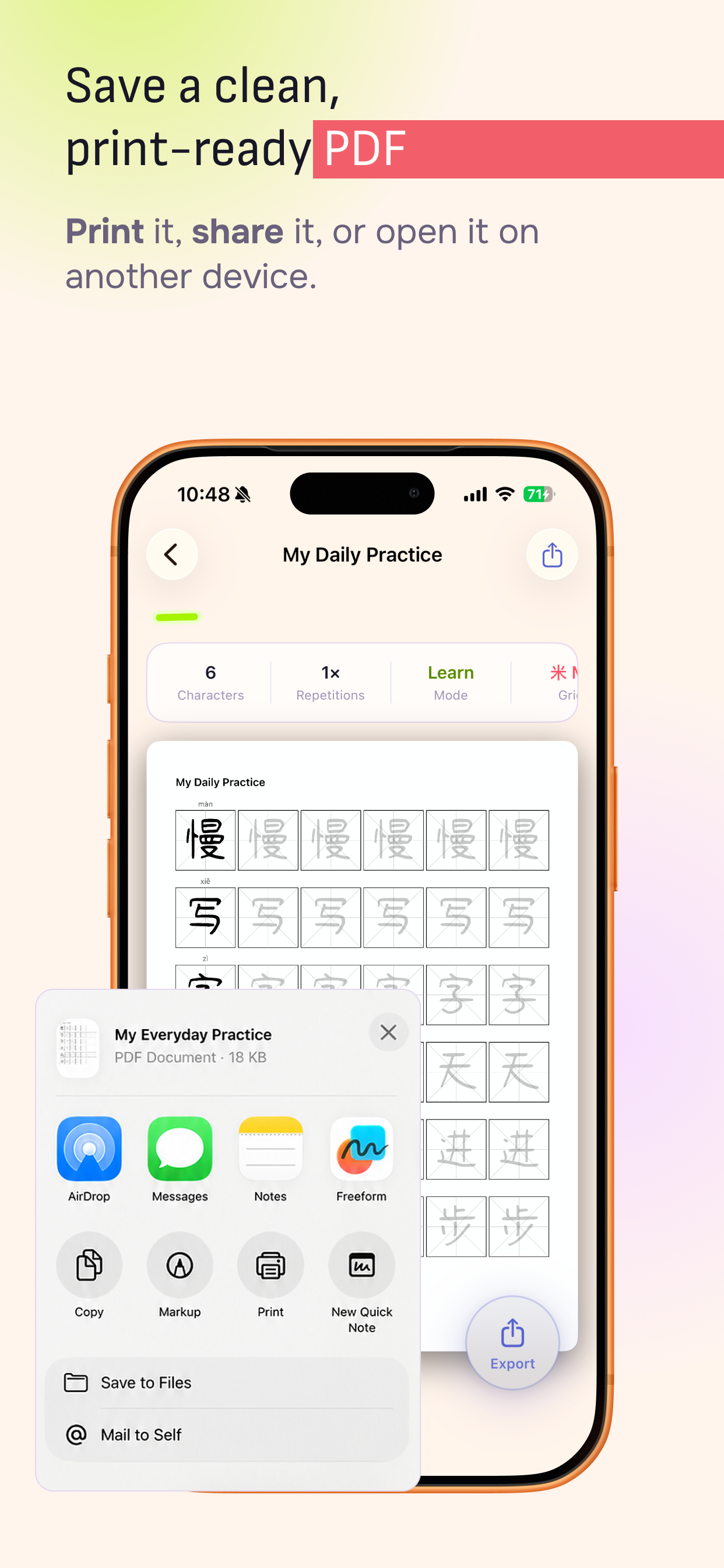 Copybook Club: Chinese Writing screenshot 10