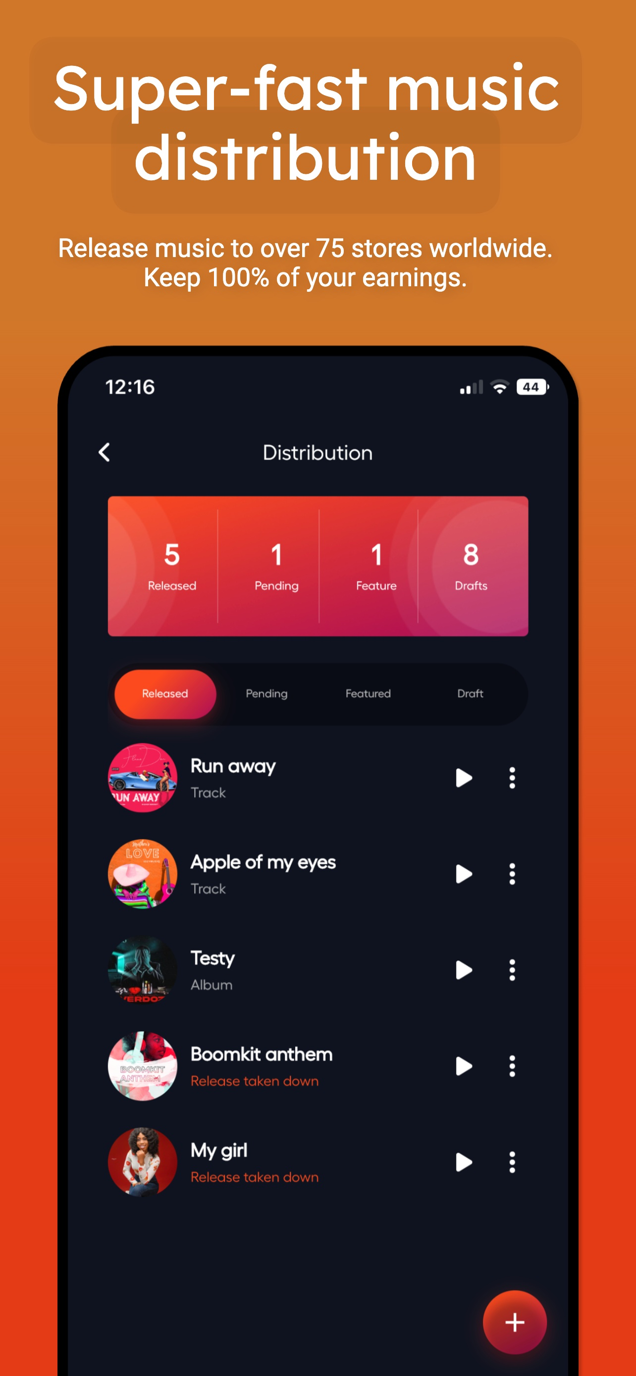 Boomkit U - Music Distribution screenshot 3