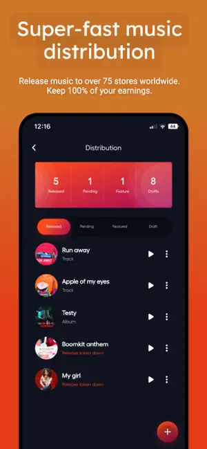 Boomkit U - Music Distribution screenshot 3