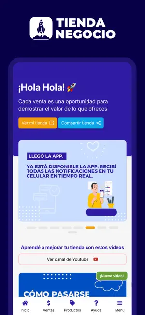 Tienda Negocio iPhone screenshot 1