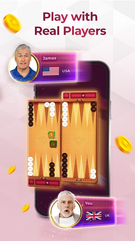 Backgammon Friends Online screenshot 2