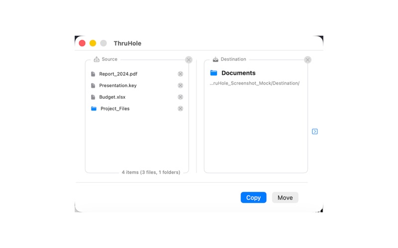 Thruhole app screenshot