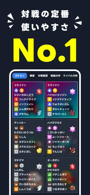 SV バトルメモリーズ - バトメモで構築とダメ計 iPhone screenshot 1