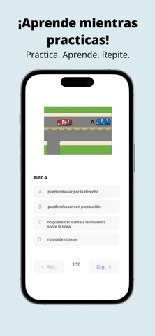 Examen de Manejo + iPhone screenshot