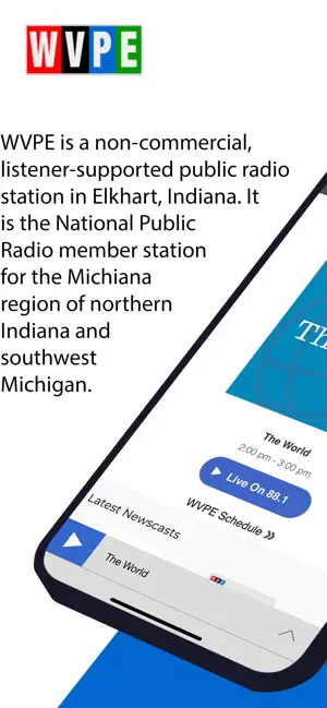 WVPE Public Radio App screenshot 1