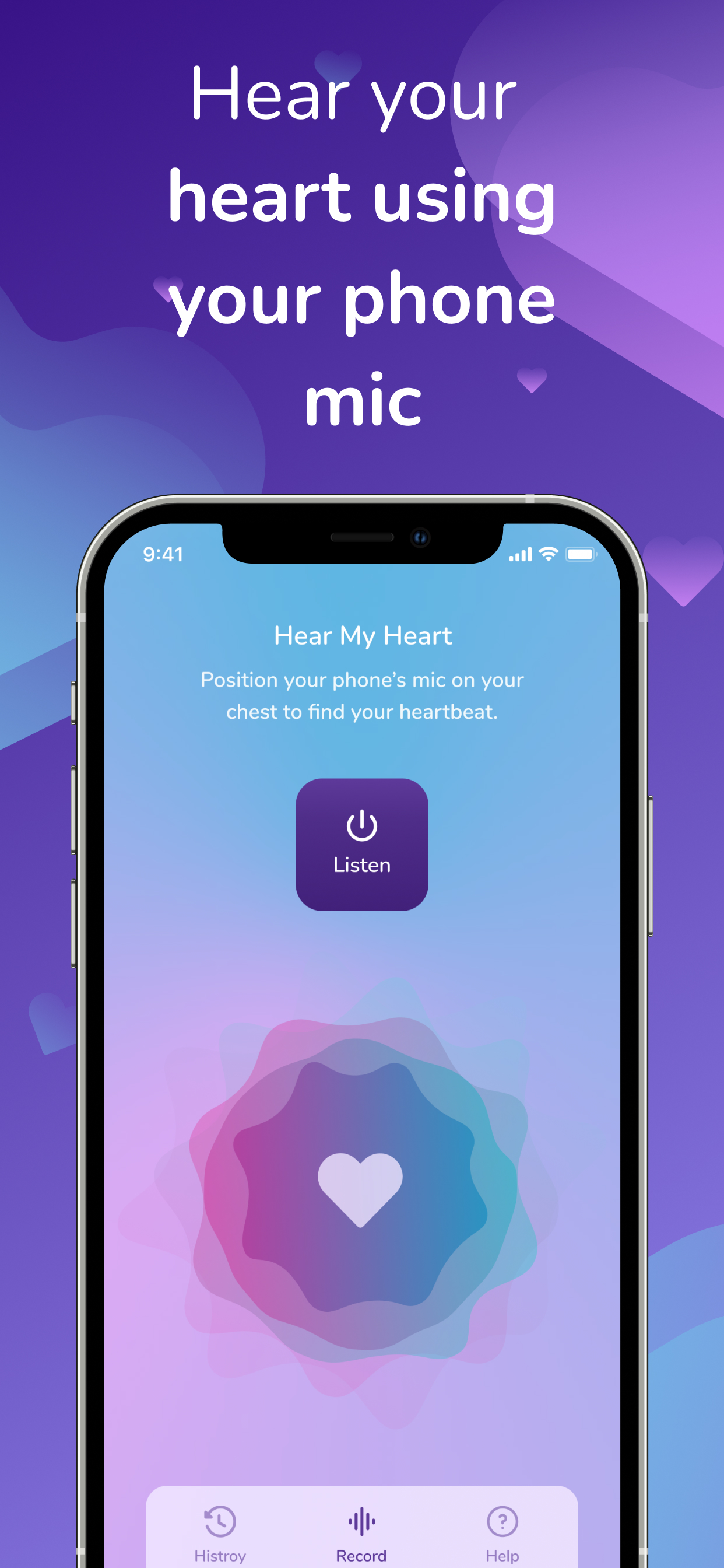 Hear my Heart Beat Monitor App screenshot 12