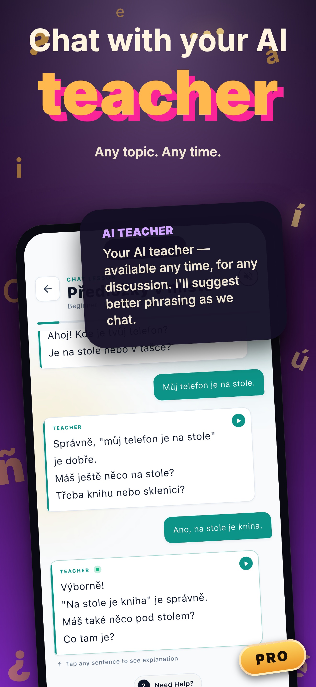 Erla: Learn Czech with AI