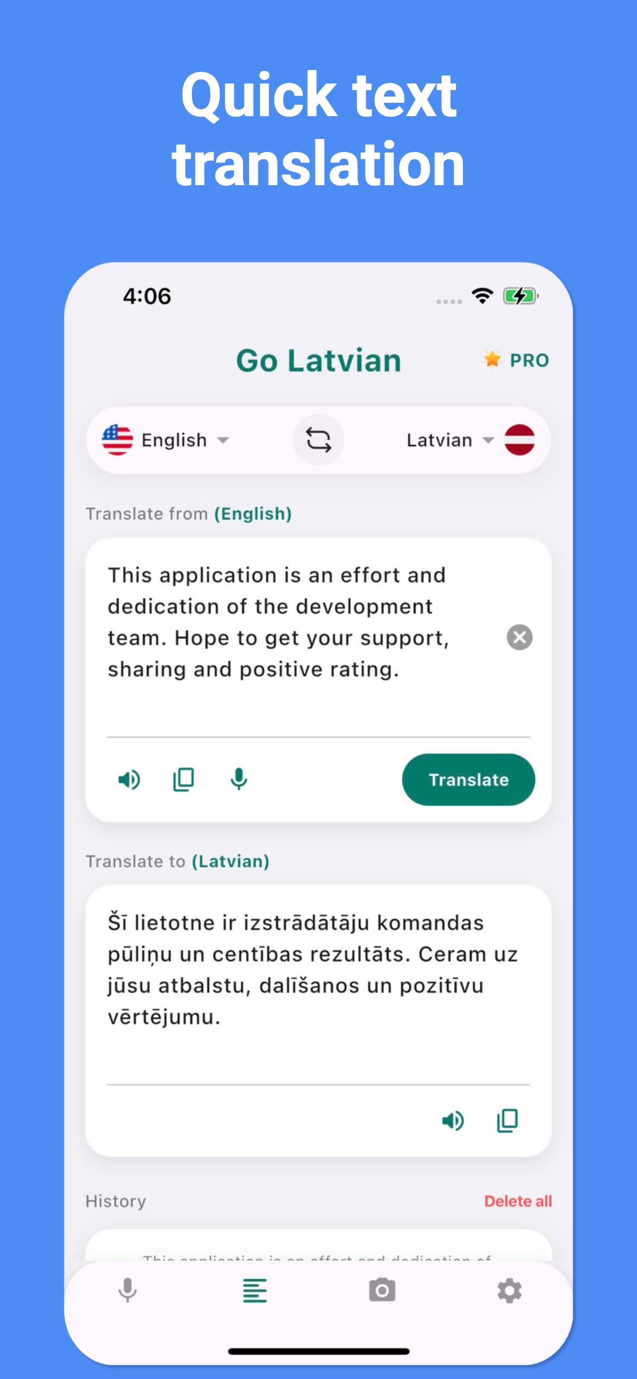 Latvian Translator: Voice + screenshot 5