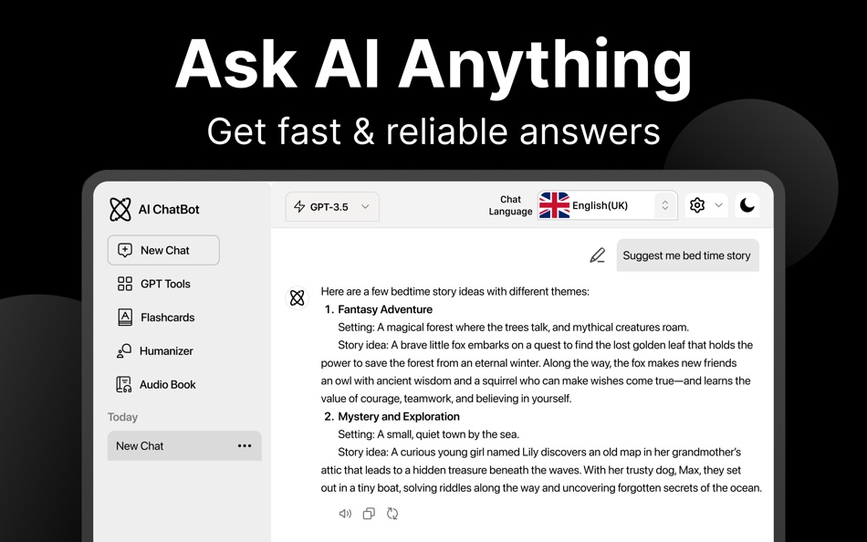 #3. Chatbot: Ask AI Assistant Chat (macOS) 由: Nouraiz Ahmad