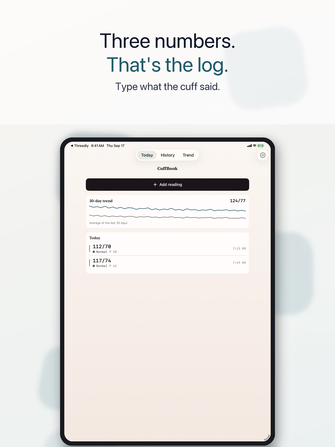 Screenshot 6 of CuffBook: BP Log