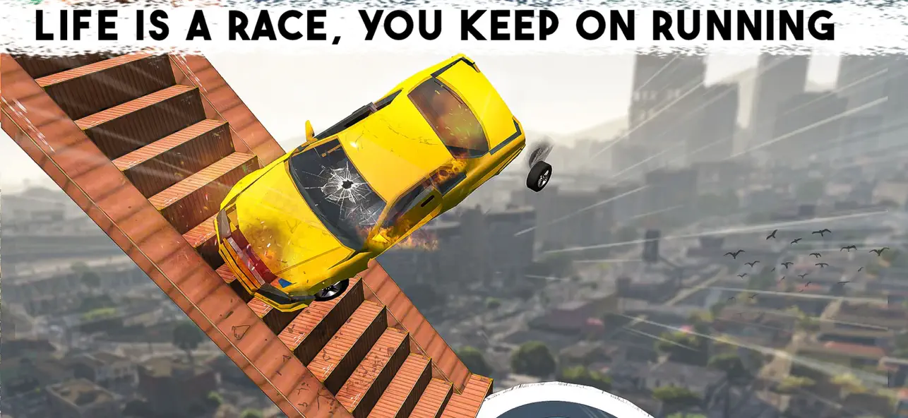 Screenshot #3 pour Car Crash Sim: Death Stairs