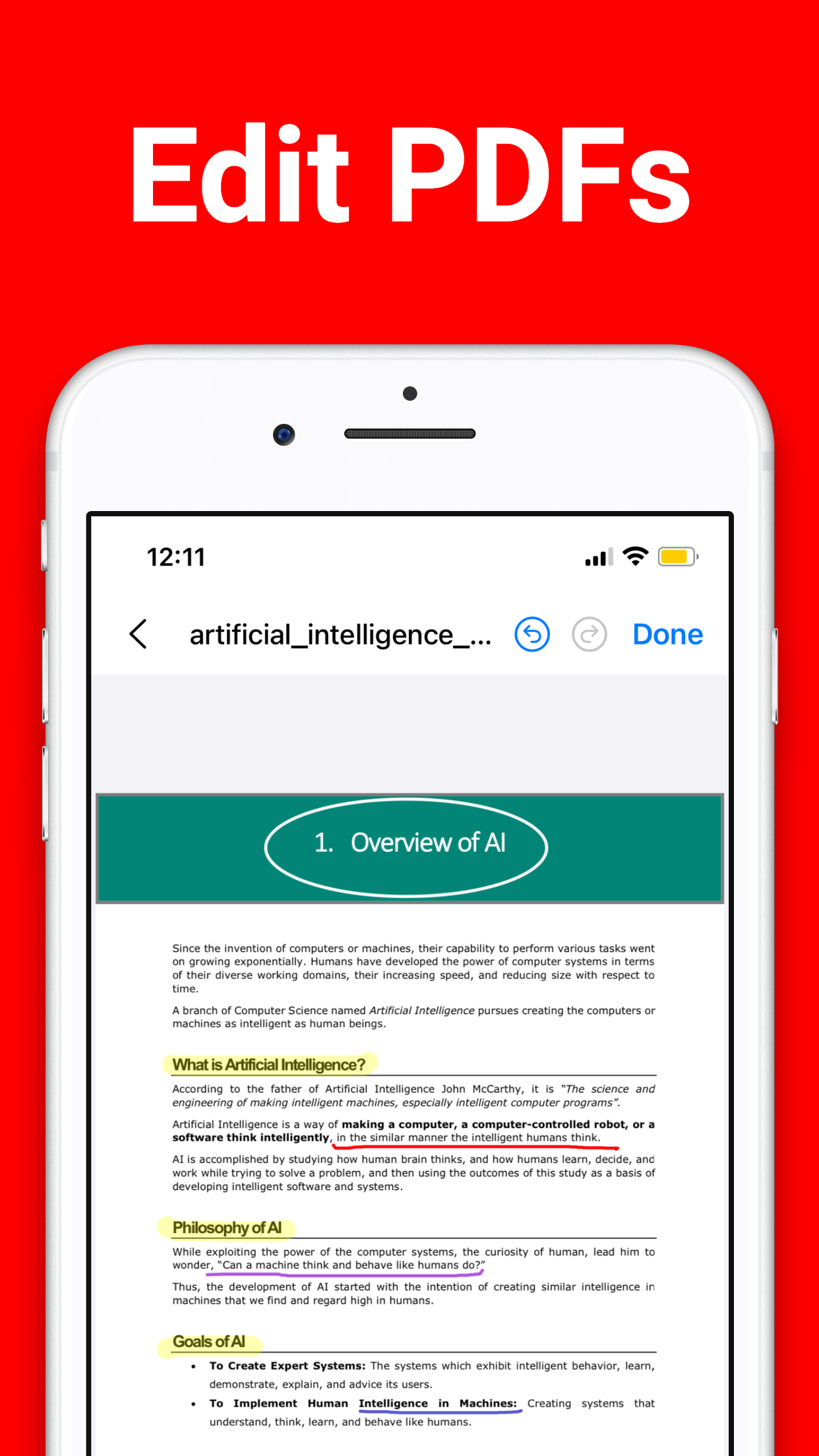 PDF Editor - Draw & Annotate