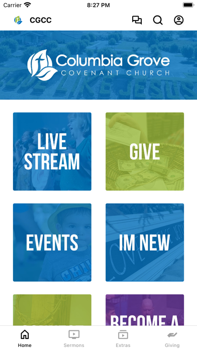 Columbia Grove Church Screenshot