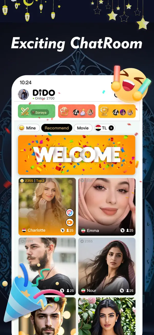 Screenshot #1 pour DiDO – Voice Chat & Games