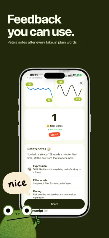 Better Voice: AI Speech Coach screenshot 5 of 7