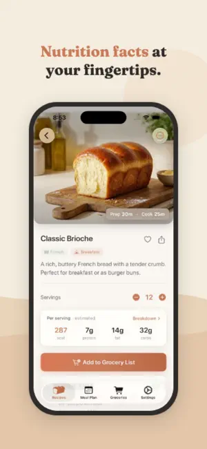 Brioche - Recipes & Meal Plans screenshot 4