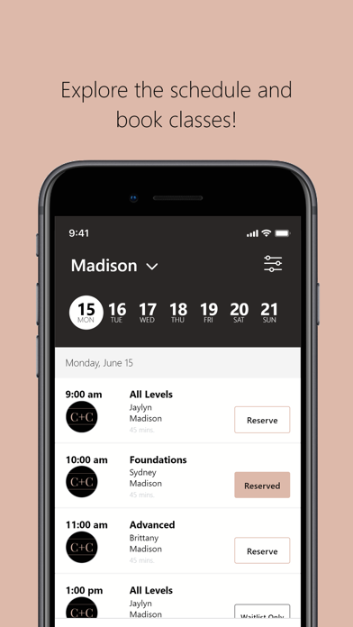 CORE + CO iPhone screenshot 3 - Health & Fitness app