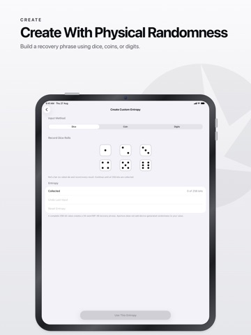 Aperture: BTC & Crypto Wallet iPad screenshot 6