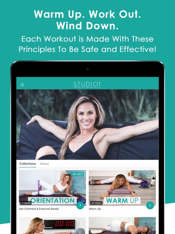 STUDIO1 by Fitness with Maria iPad screenshot 2 - Health & Fitness app