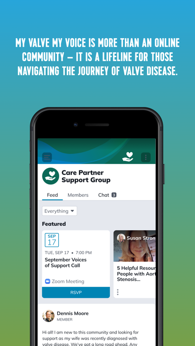 My Valve My Voice iPhone screenshot 5 - Health & Fitness app