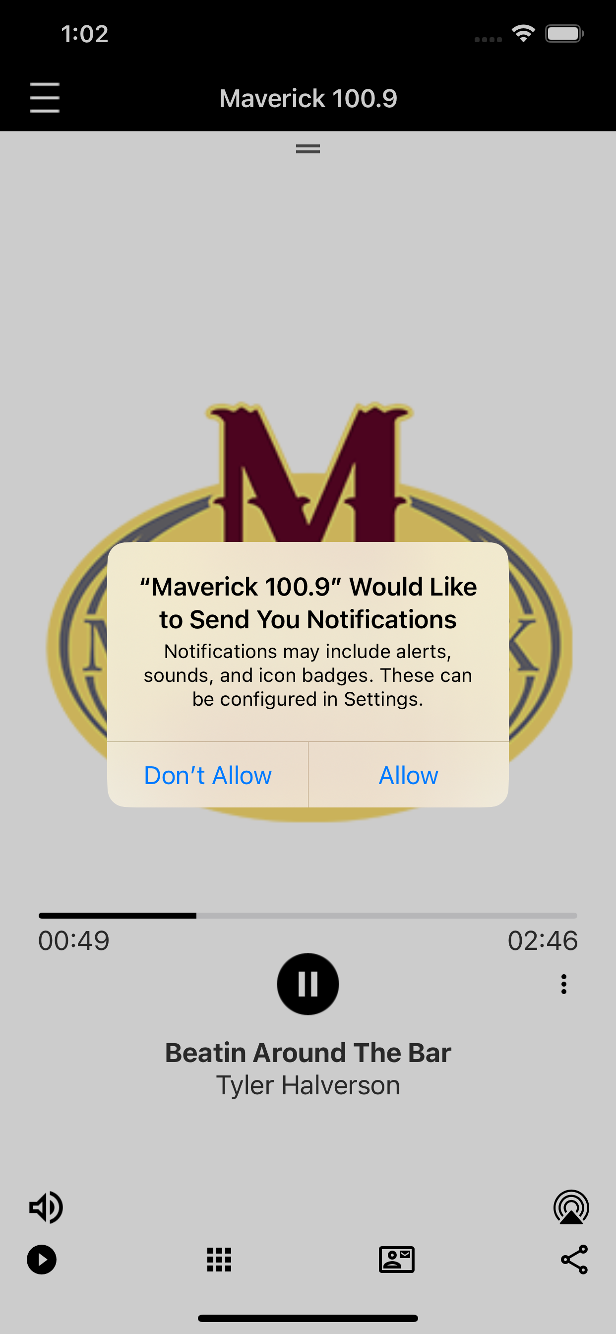 Maverick 100.9
