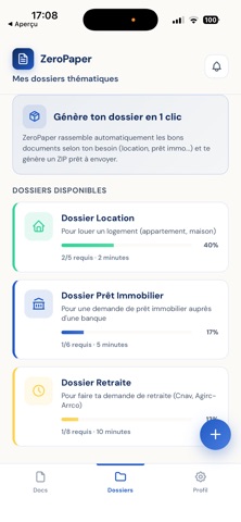 ZeroPaper : Papiers & Factures Screenshot 2 of 6