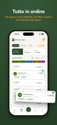 DuoWallet: spese di coppia iPhone screenshot