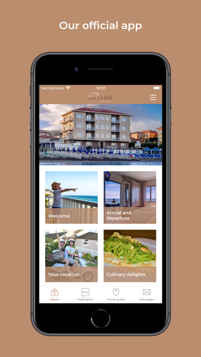 Hotel La Baia app screenshot