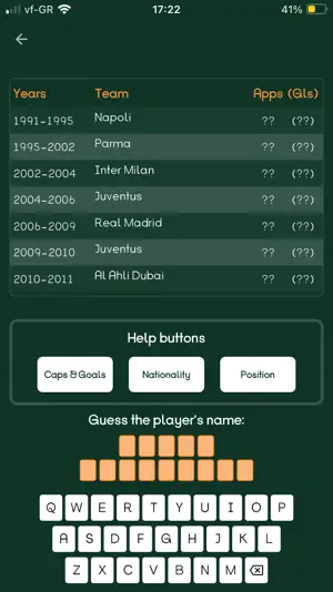 Guess The Player Football Quiz screenshot 3