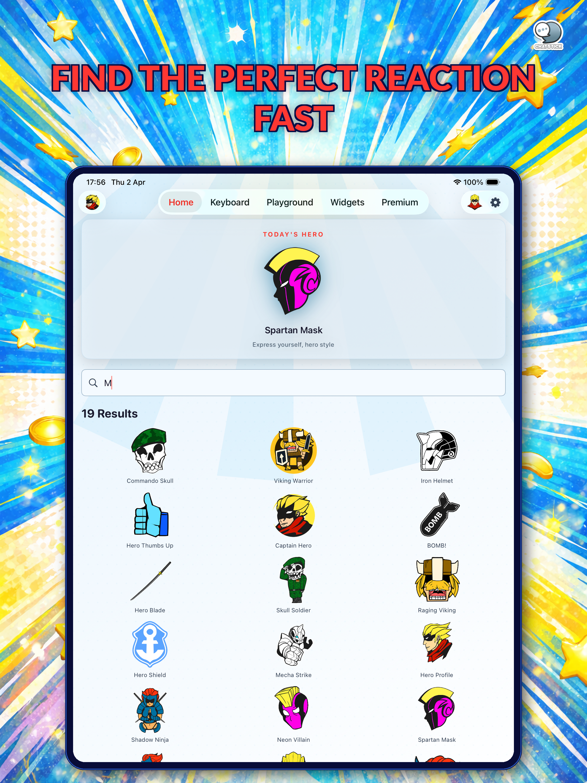 Heroes Pop Art Stickers by CS screenshot 13