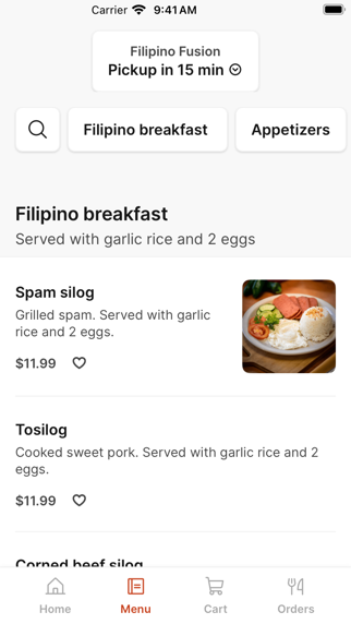 App screenshot