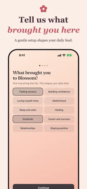 Blossom: Daily Affirmations screenshot 3