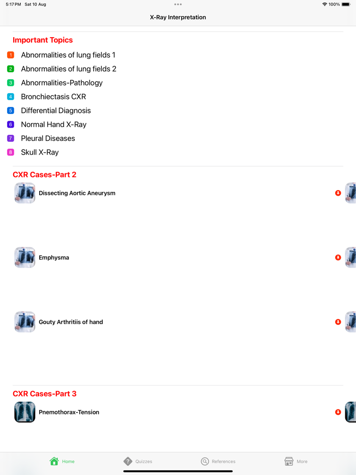 X-Ray Interpretation Guide